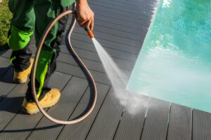 How To Clean A Pool Deck